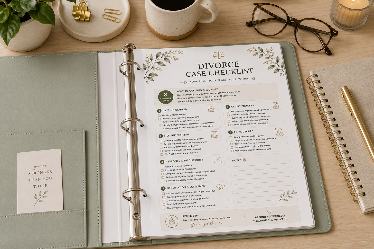 Divorce Prep Printable Bundle