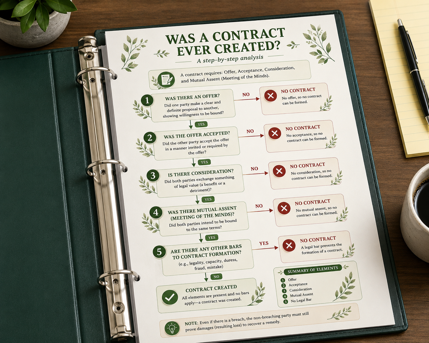 Breach of Contract Packet