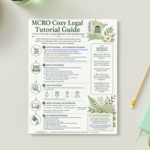 Minnesota Court Records Online Tutorial w/Instructions (MCRO)